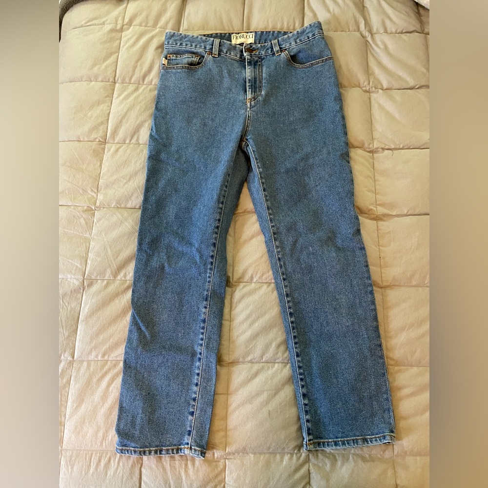 Fiorucci Salt & Pepper YVES Slim Cropped Jeans